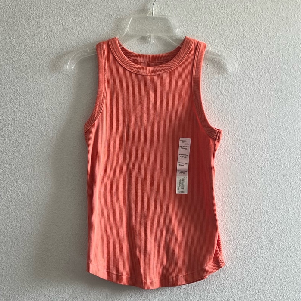 SO light orange tank top